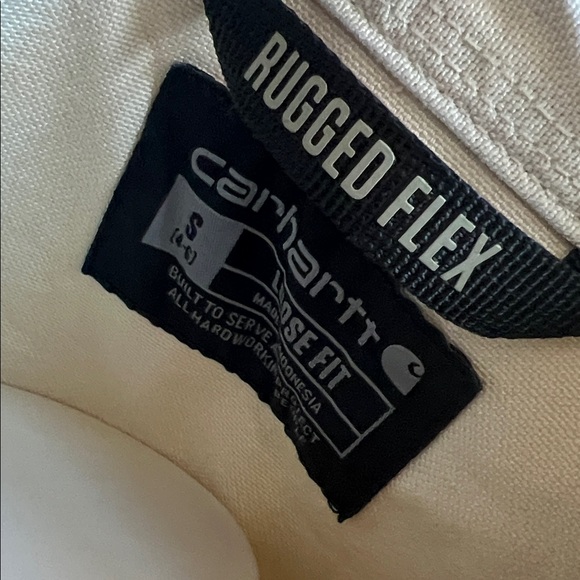 Carhartt Men's Cream Button-Up Shirt Jacket - Picture 3 of 10